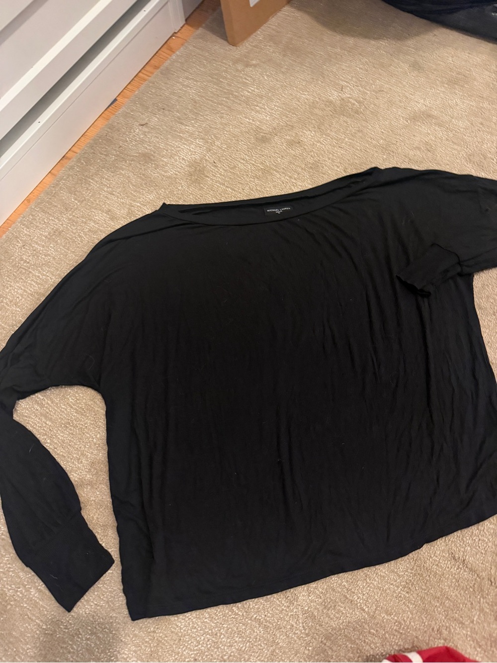 Michael Lauren Kristopher Open Shoulder lightweight Top.